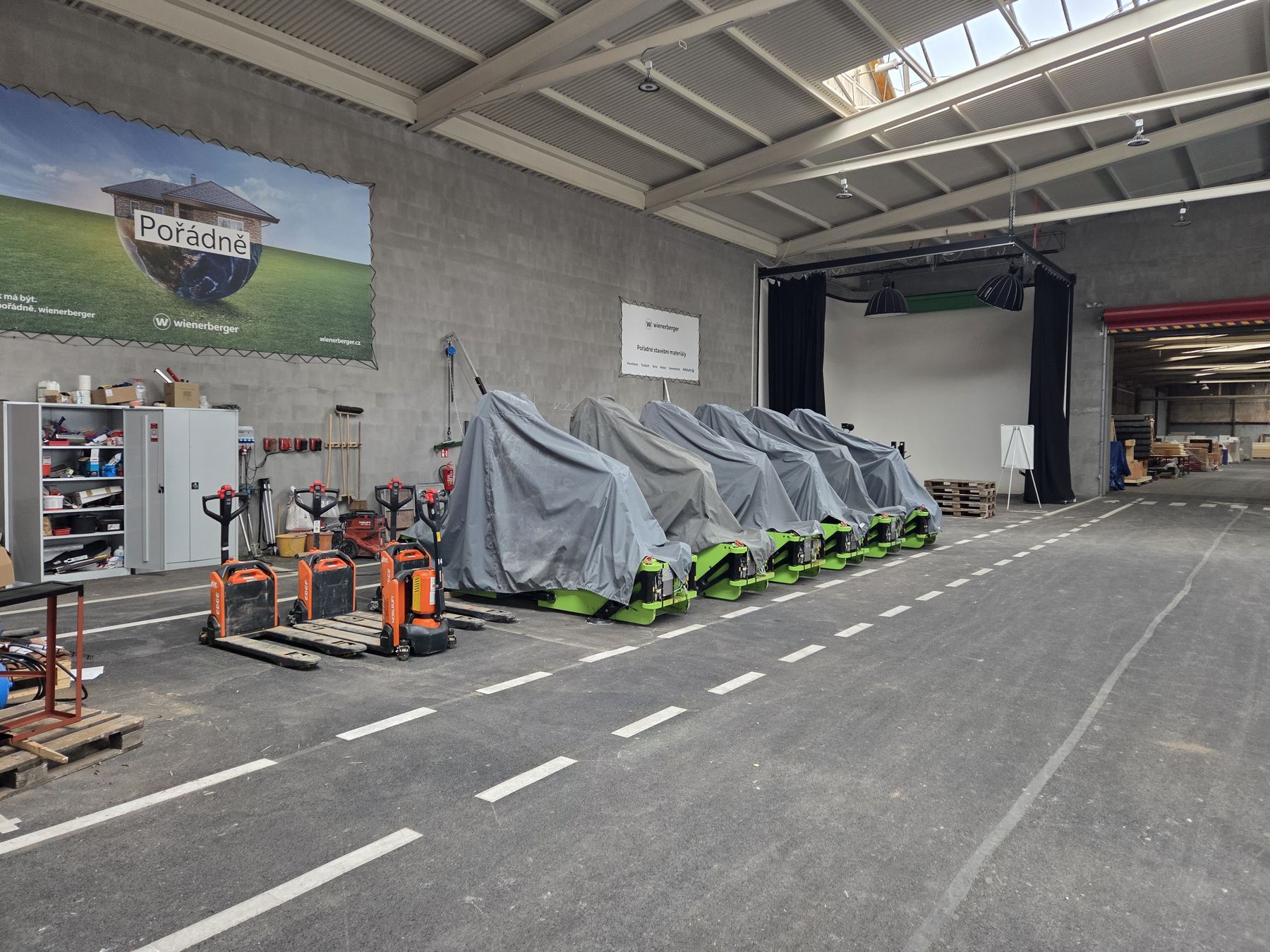 Detailaufnahme des Mauerroboters von KM Robotics / GreenBuild
