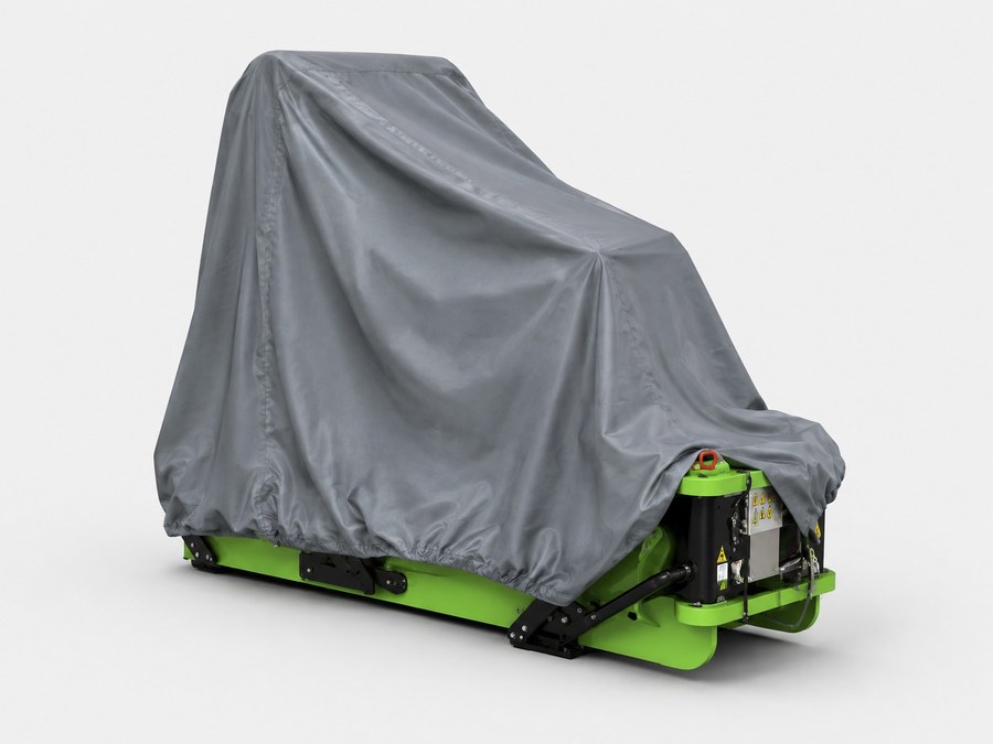 Abdeckplane über dem Roboter